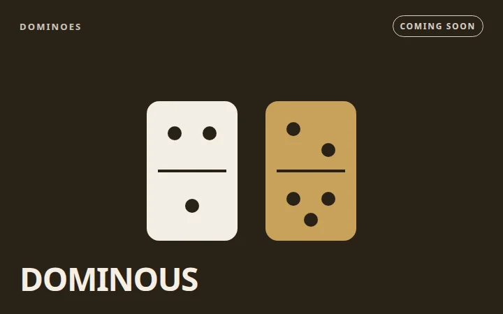 Coming soon art for Dominous
