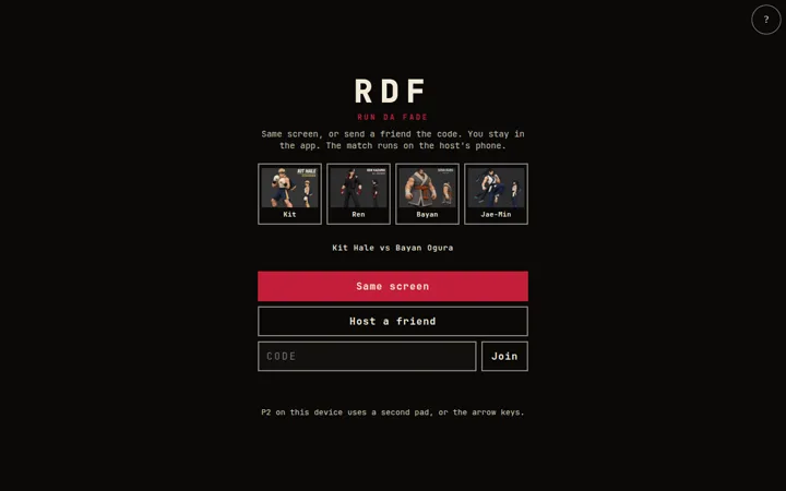 Screenshot of RDF