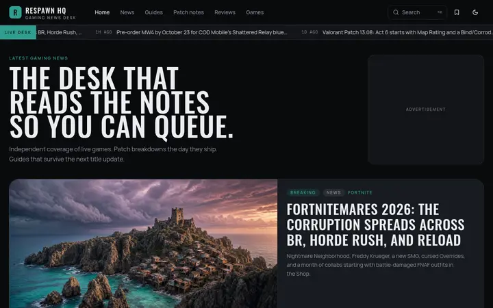 Screenshot of Respawn HQ